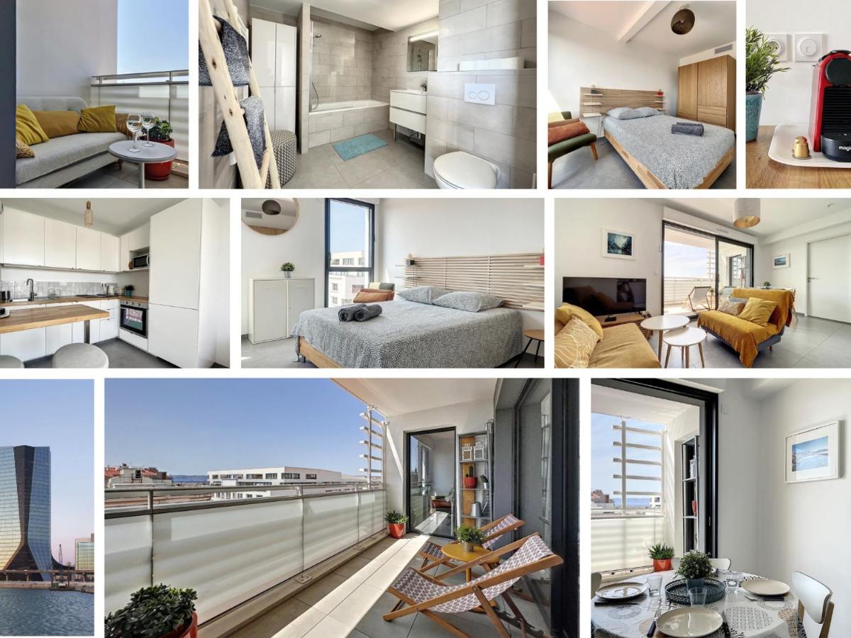 Ferienwohnung The Sunrise - Panier - Sea View -Cozy - LES FRERES DE LA LOC' Marseilles Exterior foto